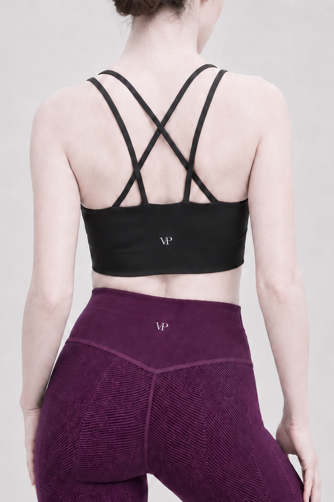VP Royal Sculpt Chevron High-Rise Leggings – Plum