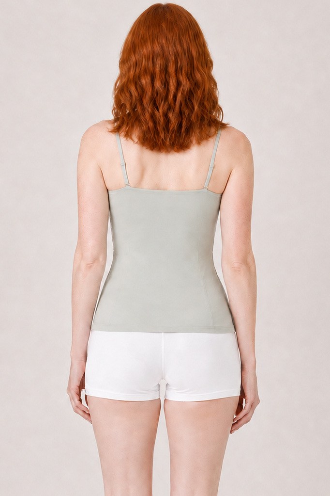 Victoria Princess Lace-Trim Fitted Camisole Top