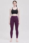 VP Royal Sculpt Chevron High-Rise Leggings – Plum